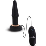 Чёрная анальная вибропробка APEX BUTT PLUG SMALL BLACK - 14 см. купить в секс шопе