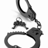 Черные металлические наручники купить в секс шопе