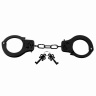 Черные металлические наручники купить в секс шопе