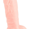 Реалистичный фаллоимитатор из силикона Medical Silicone Dildo - 18 см. купить в секс шопе