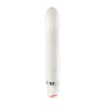 Белый вибратор VIBE THERAPY DREAM из силикона - 16 см. купить в секс шопе