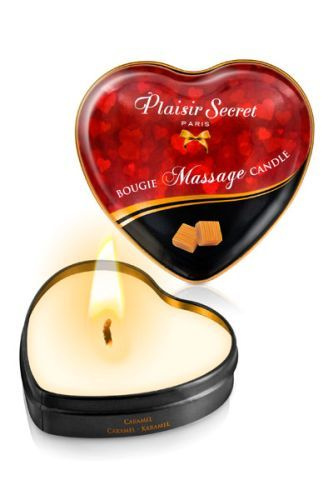 Массажная свеча с ароматом карамели Bougie Massage Candle - 35 мл. купить в секс шопе