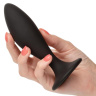 Набор из трех черных анальных пробок Silicone Anal Curve Kit купить в секс шопе