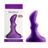 Фиолетовый анальный стимулятор Small ripple plug - 10 см. купить в секс шопе