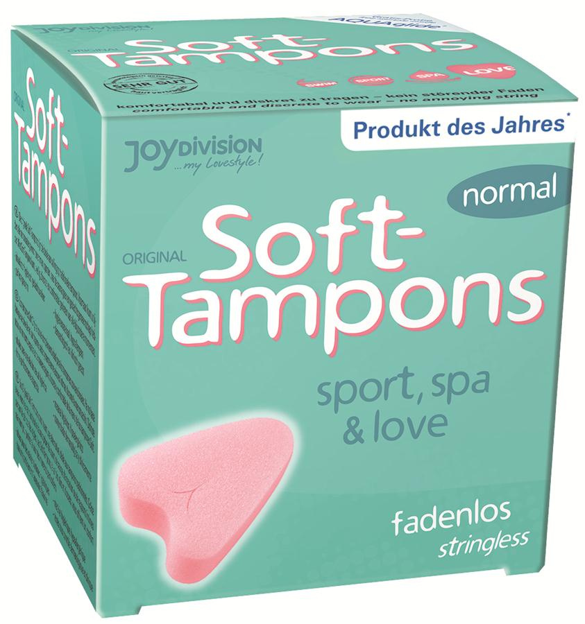 Гигиенические тампоны JoyDivision Soft-Tampons Normal - 3 шт. купить в секс шопе