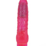 Розовый вибратор с богатым рельефом поверхности BRILLIANCE - 17 см. купить в секс шопе