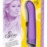 Фиолетовый вибратор Smile Easy - 22 см. купить в секс шопе