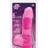 Розовый водонепроницаемый вибратор JELLY JOY ELASTIC ENIGMA MULTISPEED VIBE - 15 см. купить в секс шопе