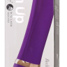 Фиолетовый вибромассажер для точки G Glam Up Purple GR - 22 см. купить в секс шопе