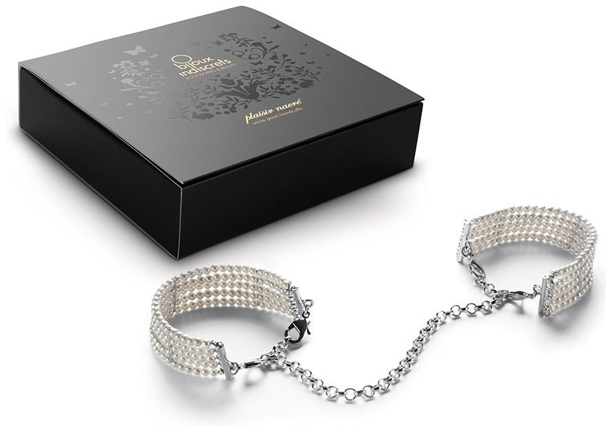 Дизайнерские наручники Plaisir Nacre Bijoux купить в секс шопе