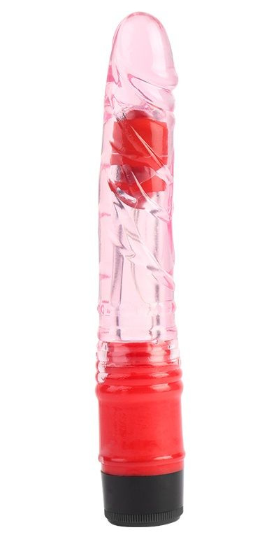 Розовый вибратор-реалистик 8.8 Inch Realistic Vibe - 22,3 см. купить в секс шопе