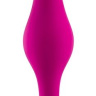 Розовая анальная пробка Beginner Plug Large - 13,3 см. купить в секс шопе