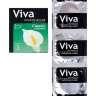 Классические гладкие презервативы VIVA Classic - 3 шт. купить в секс шопе