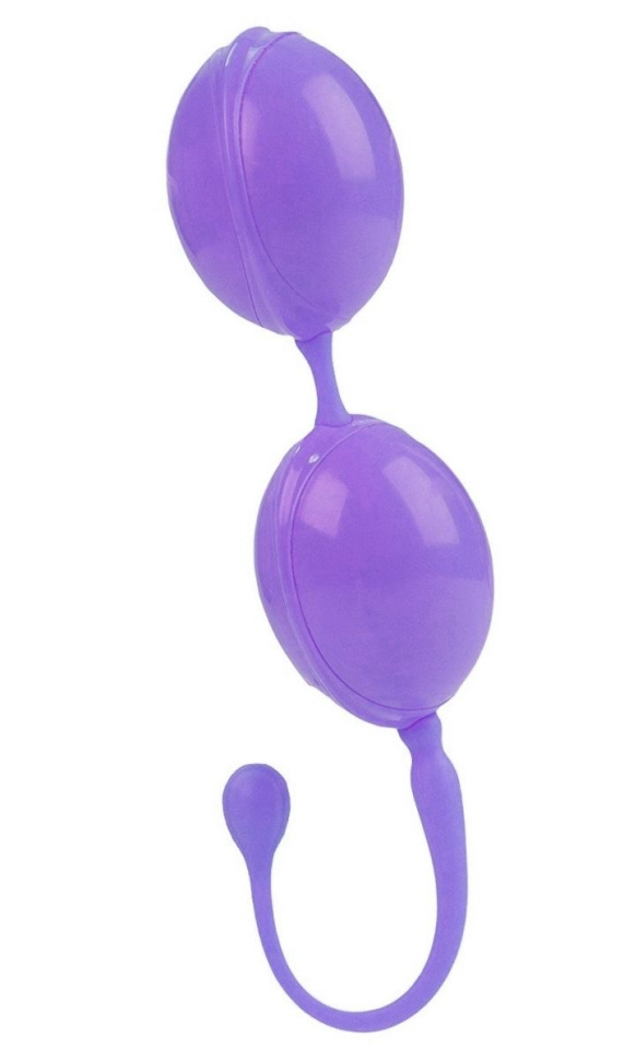 Фиолетовые каплевидные вагинальные шарики L amour Premium Weighted Pleasure System купить в секс шопе