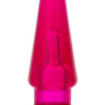 Розовая конусообразная анальная втулка - 9,5 см. купить в секс шопе