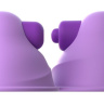 Фиолетовые виброприсоски-стимуляторы на соски Vibrating Nipple купить в секс шопе