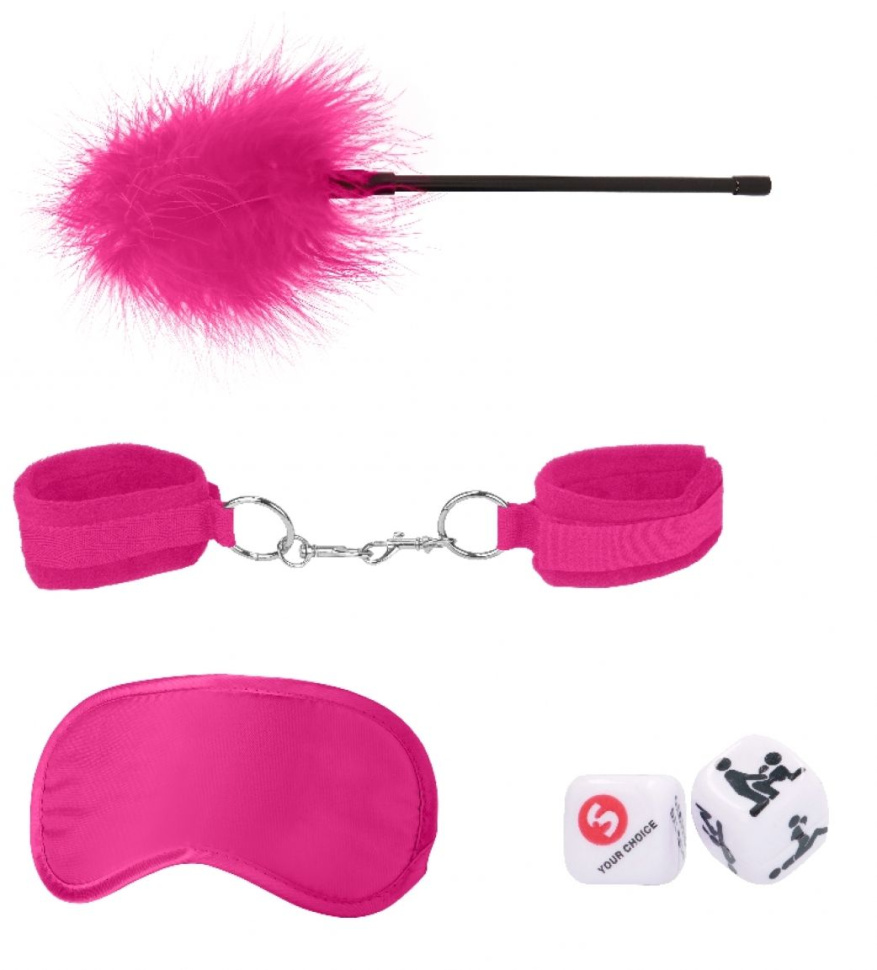 Розовый игровой набор Introductory Bondage Kit №2 купить в секс шопе
