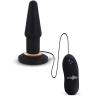Чёрная анальная вибровтулка APEX BUTT PLUG LARGE BLACK - 15 см. купить в секс шопе