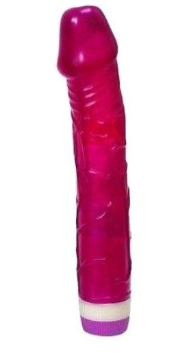 Лиловый вибратор-реалистик Bob - 22,5 см. купить в секс шопе