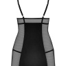 Облегающее платье с прозрачными вставками по бокам и 3 шипами под лифом купить в секс шопе