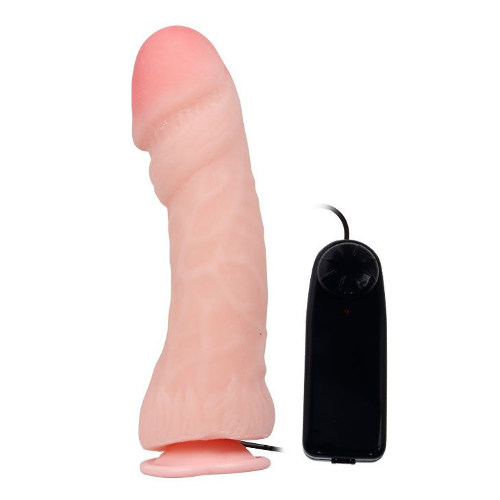 Вибратор с присоской The Big Penis - 26,5 см. купить в секс шопе