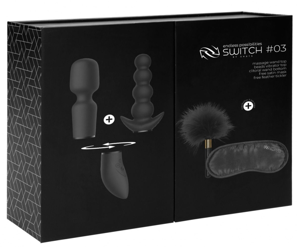 Черный эротический набор Pleasure Kit №3 купить в секс шопе