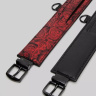 Красно-черные оковы Reversible Faux Leather Ankle Cuffs купить в секс шопе