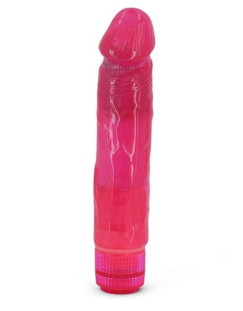 Розовый вибромассажёр SASSY - 18 см. купить в секс шопе