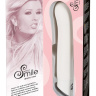 Белоснежный вибратор Smile Easy из силикона - 22 см. купить в секс шопе