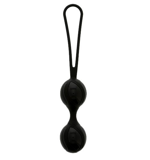 Чёрные вагинальные шарики GOOD VIBES THE PERFECT BALLS купить в секс шопе