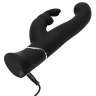 Черный вибратор-кролик G-Spot Stroking Vibrator - 24,2 см. купить в секс шопе