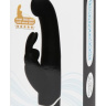 Черный вибратор-кролик G-Spot Stroking Vibrator - 24,2 см. купить в секс шопе