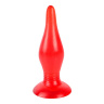 Красная анальная втулка - 15 см. купить в секс шопе