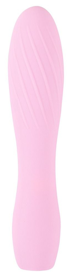 Розовый мини-вибратор Cuties - 14,1 см. купить в секс шопе