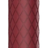 Бордовый мини-вибратор Lizzy с ромбовидным рельефом - 12,7 см. купить в секс шопе