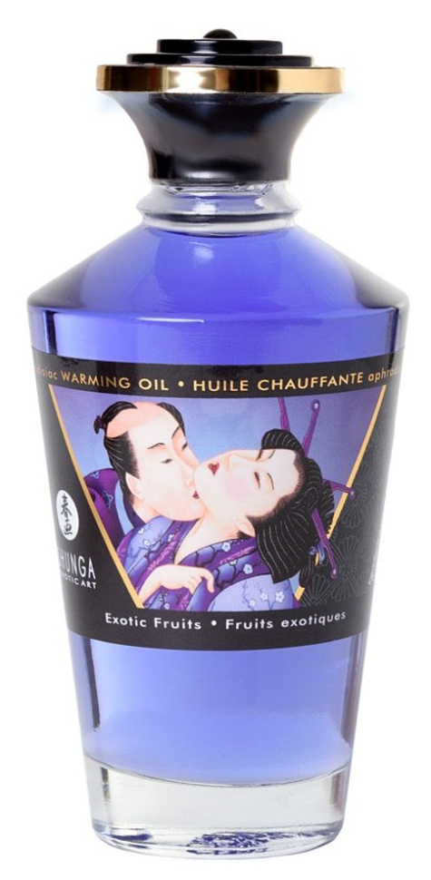 Массажное интимное масло с ароматом экзотических фруктов - 100 мл. купить в секс шопе