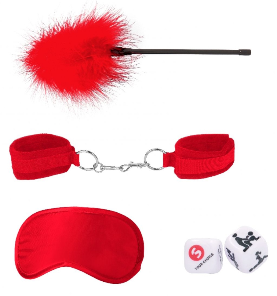 Красный игровой набор Introductory Bondage Kit №2 купить в секс шопе