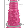 Розовая анальная втулка с шипиками - 18 см. купить в секс шопе