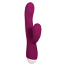 Фиолетовый вибратор-кролик Double Tap - 22,2 см. купить в секс шопе