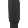 Черная реалистичная анальная вибровтулка - 14 см. купить в секс шопе