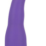 Фиолетовый вибратор для G-стимуляции Simply Silicone - 21 см. купить в секс шопе