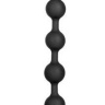 Черная анальная цепочка Booty Climaxer - 20,25 см. купить в секс шопе