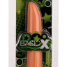 Оранжевый классический вибратор BASICX MULTISPEED VIBRATOR ORANGE 5INCH - 13 см. купить в секс шопе