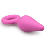 Розовая анальная пробка Pointy Plug - 12 см. купить в секс шопе