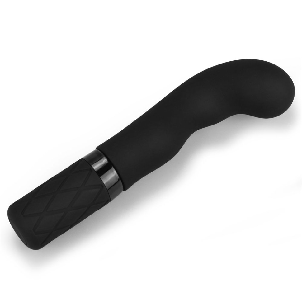 Черный вибромассажер O-Sensual G Intru - 15,24 см. купить в секс шопе