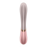 Нежно-розовый вибратор-кролик Hot Lover с возможностью управления через приложение - 19,3 см. купить в секс шопе