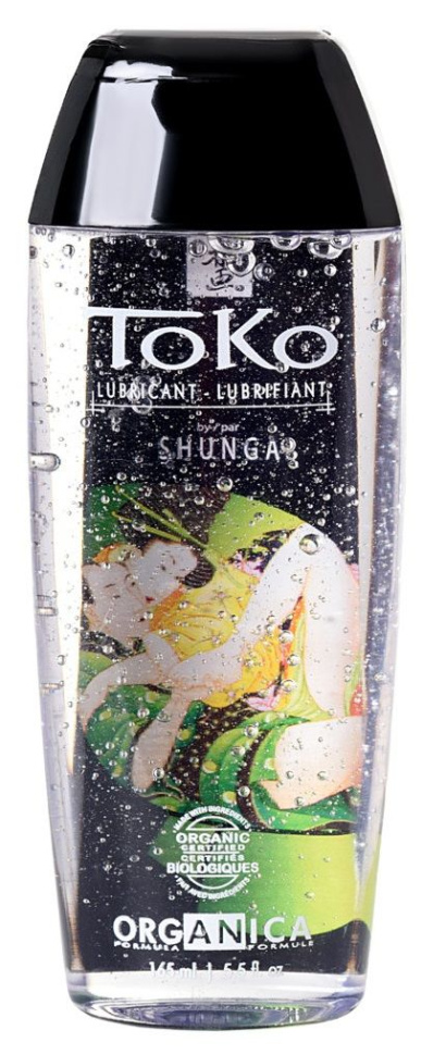 Лубрикант на водной основе Toko Organica - 165 мл. купить в секс шопе