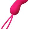 Розовое виброяйцо Clyde с пультом ДУ и 12 видами вибрации купить в секс шопе