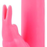 Розовый вибромассажер с клиторальным отростком G Rabbit - 15 см. купить в секс шопе