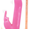 Розовый вибромассажер с клиторальным отростком G Rabbit - 15 см. купить в секс шопе